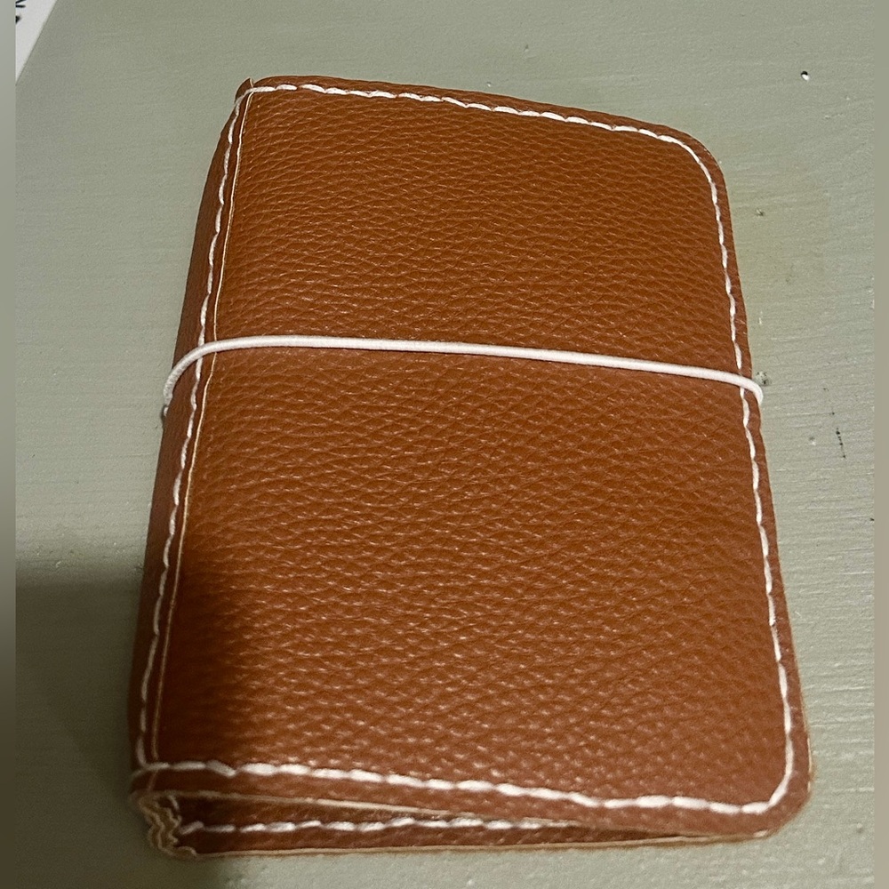 Handmade Leather Pocket Traveler's Notebook with Inserts